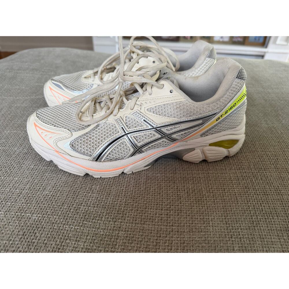 ASICS GT- 2160 Paris cream/yellow unisex sneaker size m 8.5/ w10 - Picture 2 of 16